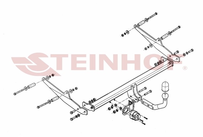Dragkrok, Standard Renau Clio Iii Grandtour (kr0/1_) Steinhof R-0 Steinhof