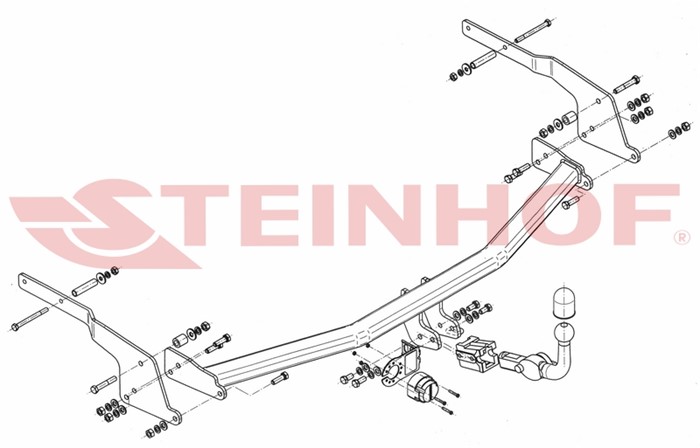 Dragkrok, Avtagbar Renau Espace Iv (jk0/1_) Steinhof R-036 Steinhof