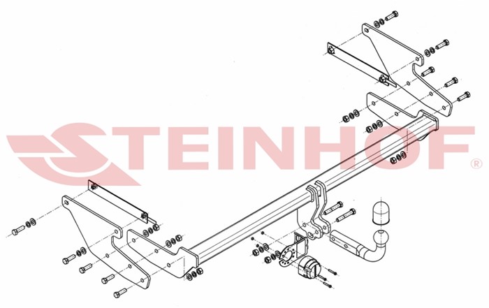 Dragkrok, Standard Renau Espace V (jr_) Steinhof R-037 Steinhof