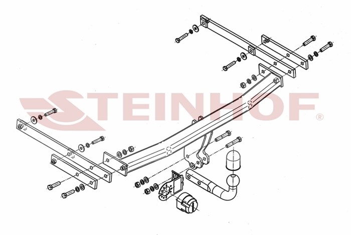 Dragkrok, Standard Renau Latitude (l70_) Steinhof R-045 Steinhof