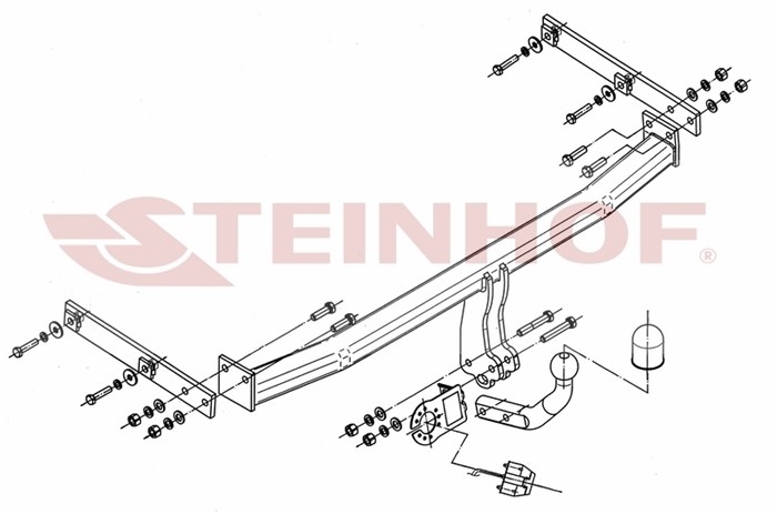 Dragkrok, Standard Renau Grand Scénic Iii (jz0/1_) Steinhof R-110 Steinhof Dragkrok, Standard Renau Grand Scénic Iii (jz0/1_) Steinhof R-110 Steinhof