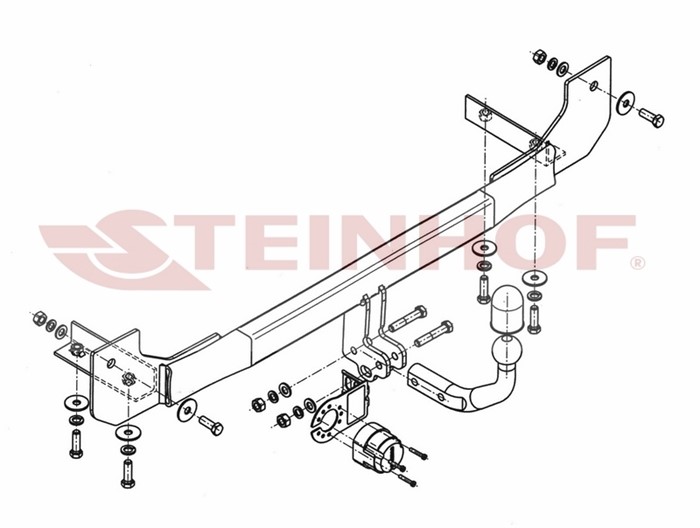 Dragkrok, Standard Seat Ibiza Ii (6k1) Steinhof S-141 Steinhof