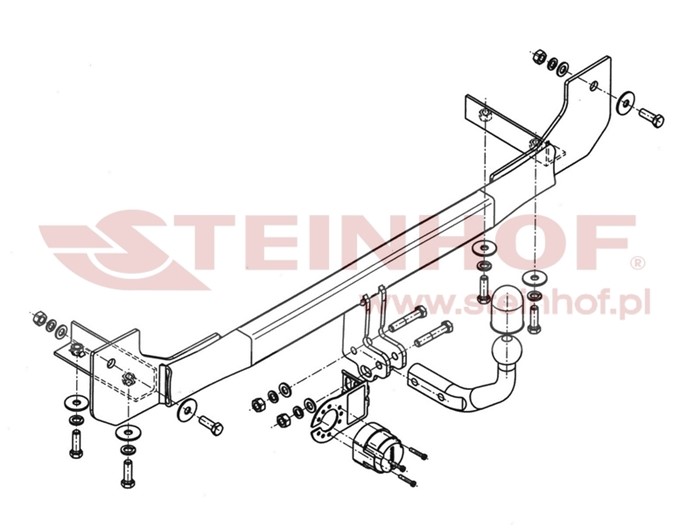 Dragkrok, Standard Seat Ibiza Ii (6k1) Steinhof S-141 Steinhof Dragkrok, Standard Seat Ibiza Ii (6k1) Steinhof S-141 Steinhof