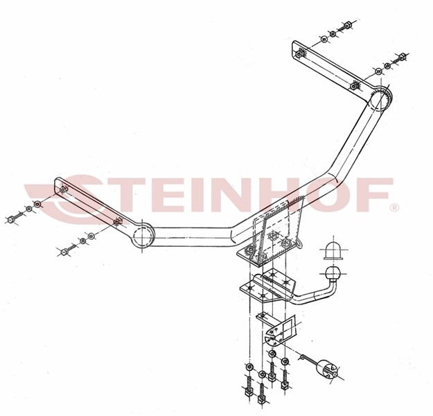Dragkrok, Standard Seat Leon (1m1) Steinhof S-155 Steinhof