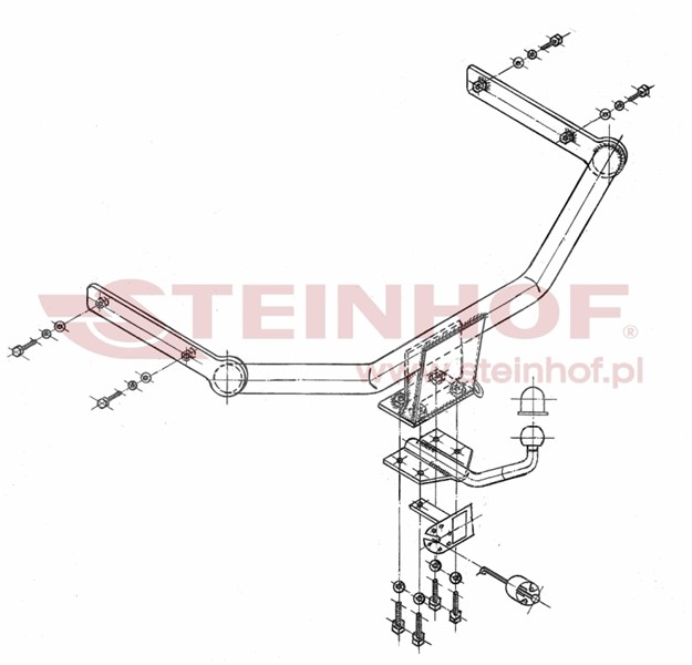 Dragkrok, Standard Seat Leon (1m1) Steinhof S-155 Steinhof
