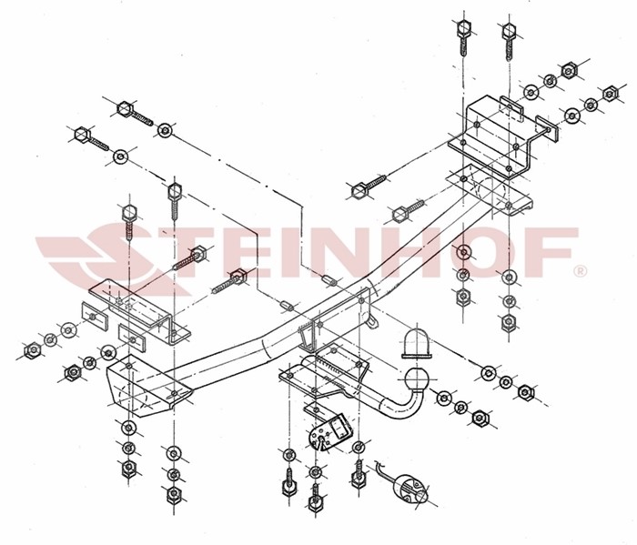 Dragkrok, Standard Seat Toledo I (1l2) Steinhof S-190 Steinhof