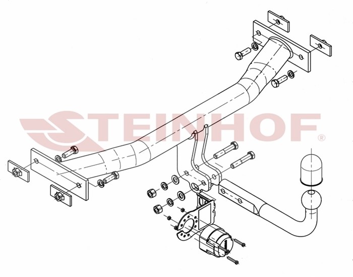 Dragkrok, Standard Skoda Felicia I Pick-up (6uf, 6u7) Steinhof