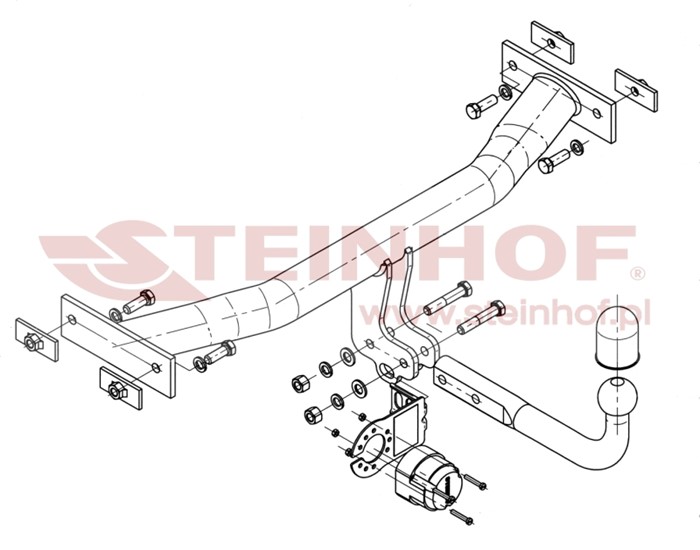 Dragkrok, Standard Skoda Felicia I Pick-up (6uf, 6u7) Steinhof