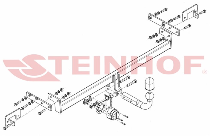Dragkrok, Standard Suzuk Celerio (lf) Steinhof S-380 Steinhof