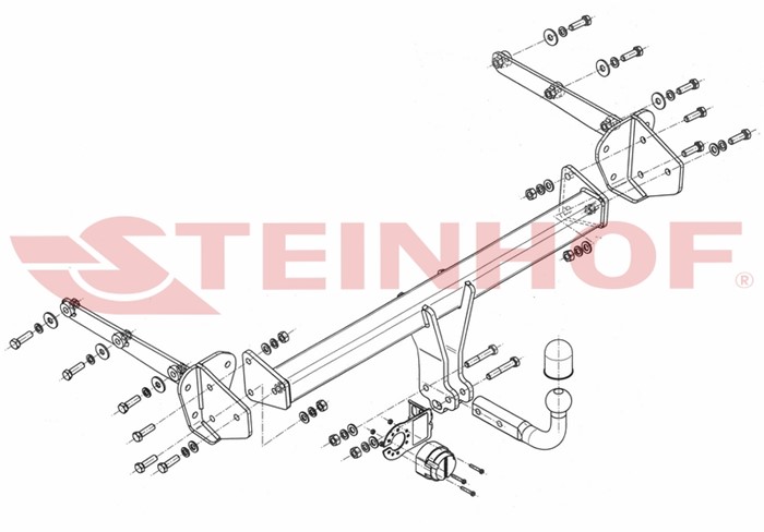Dragkrok, Standard Subar Outback (bs) Steinhof S-387 Steinhof