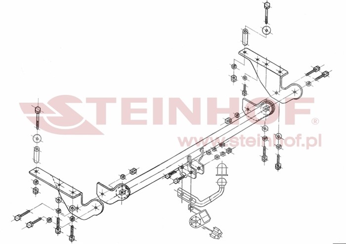 Dragkrok, Standard Steinhof T-104 Steinhof