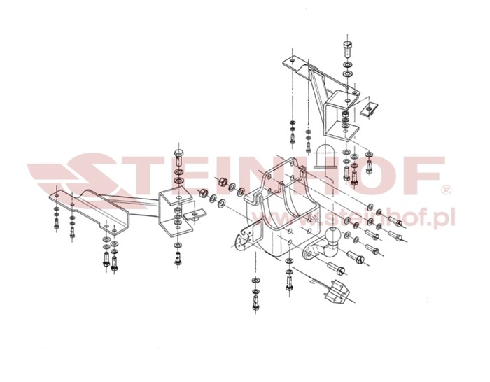 Dragkrok, Standard Toyot Land Cruiser Prado (_j12_) Steinhof T-16 Steinhof Dragkrok, Standard Toyot Land Cruiser Prado (_j12_) Steinhof T-16 Steinhof