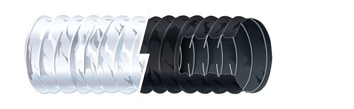 4" W Vinylvent BlowerHose 10Po