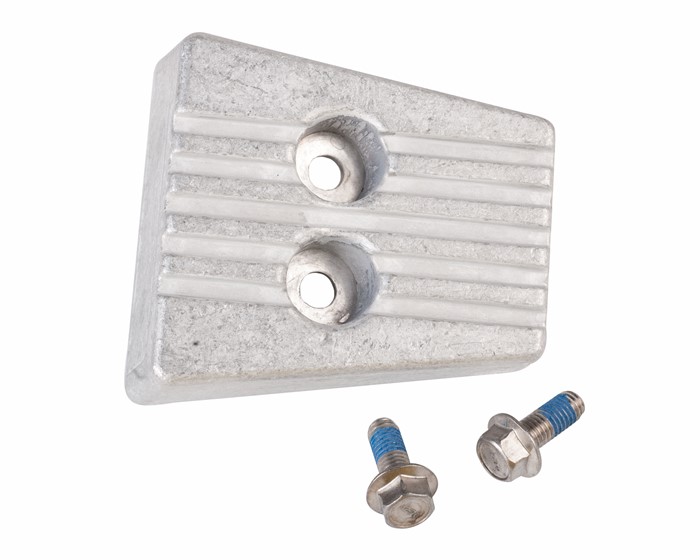 TransomAnode w/bolt Alumuminum