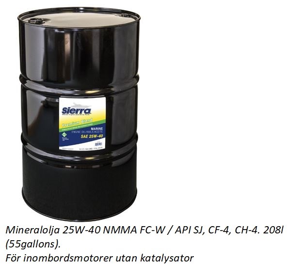 Motorolja 25w40