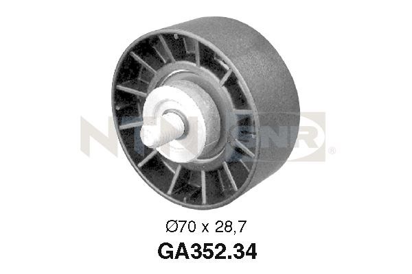 Styrrulle, drivrem Snr GA352.34 SNR Styrrulle, drivrem Snr GA352.34 SNR