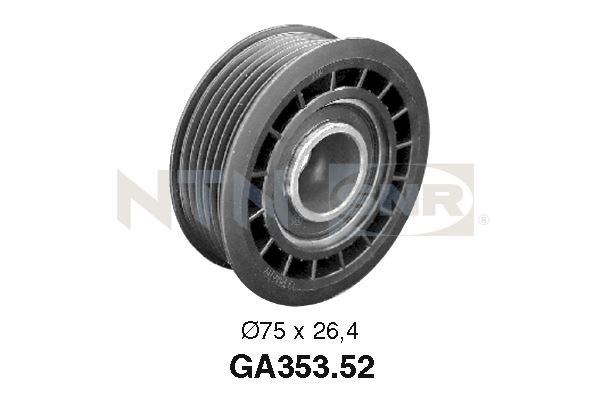 Styrrulle, drivrem Snr GA353.52 SNR