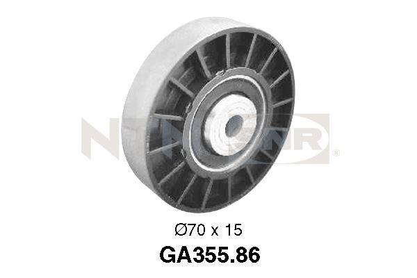 Styrrulle, drivrem Snr GA355.86 SNR