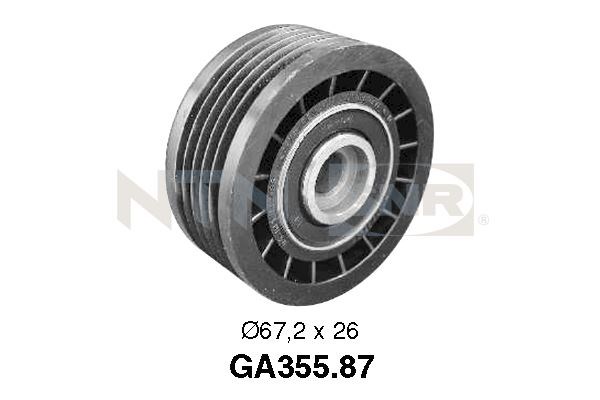 Styrrulle, drivrem Snr GA355.87 SNR