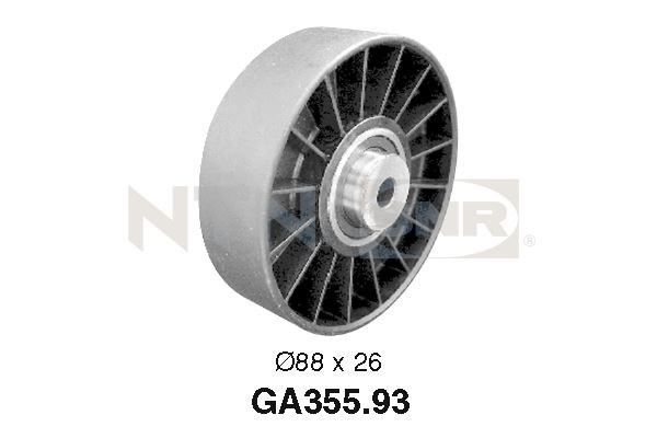 Styrrulle, drivrem Snr GA355.93 SNR Styrrulle, drivrem Snr GA355.93 SNR