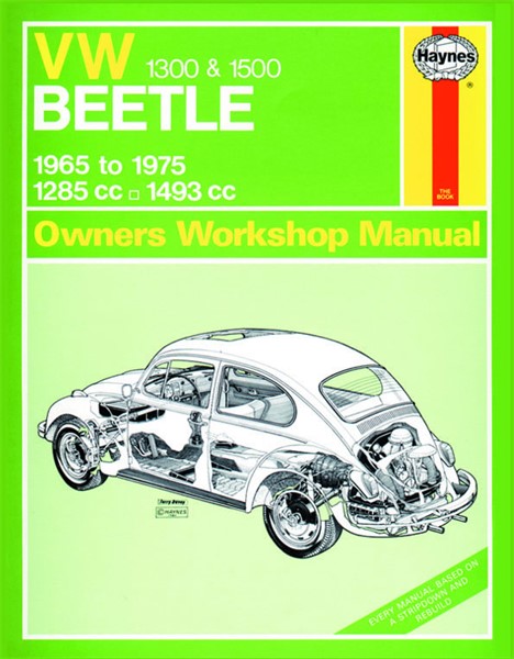 Haynes Reparationshandbok, Volkswagen Beetle 1300 och 1500, Universal Haynes