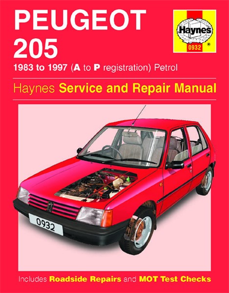 Haynes Reparationshandbok, Peugeot 205 Petrol, Universal Haynes