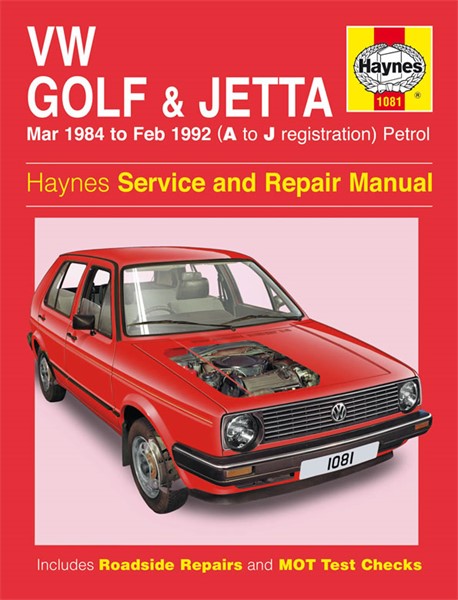 Haynes Reparationshandbok, Vw Golf & Jetta Mk 2 Petrol, Universal Haynes