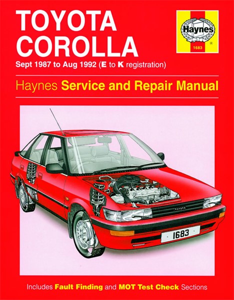 Haynes Reparationshandbok, Toyota Corolla, Universal Haynes