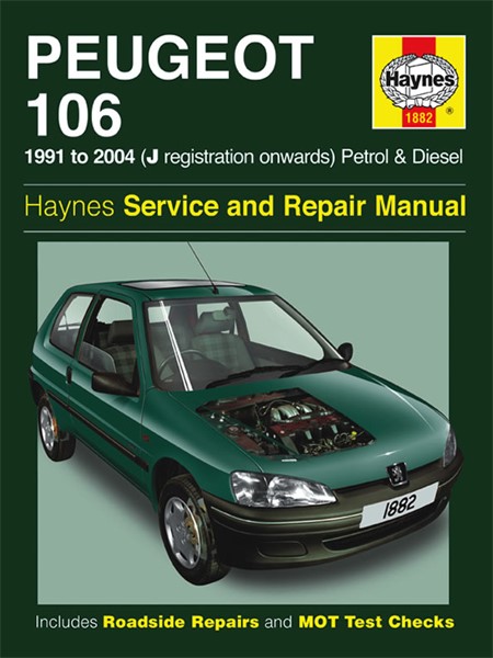 Haynes Reparationshandbok, Peugeot 106 Bensin & Diesel Haynes