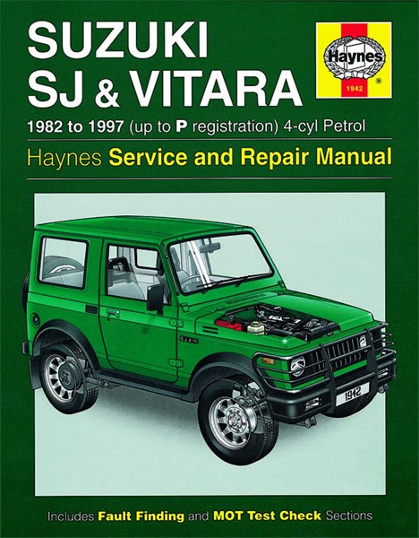 Haynes Reparationshandbok, Suzuki Sj Series, Samurai Vitara, Universal Haynes