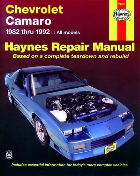 Haynes Reparationshandbok, Chevrolet Camaro, Universal Haynes