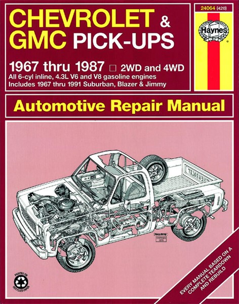 Haynes Reparationshandbok, Chevrolet & Gmc Pick-ups, Universal Haynes
