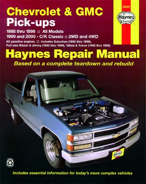 Haynes Reparationshandbok, Chevrolet & Gmc Pick-ups, 2wd 4wd, Universal Haynes