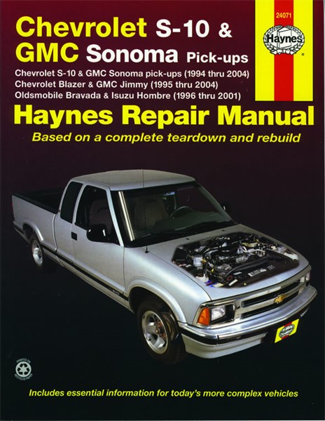 Chevrolet S-10 & Gmc Somona Haynes Reparationshandbok,, Universal Haynes