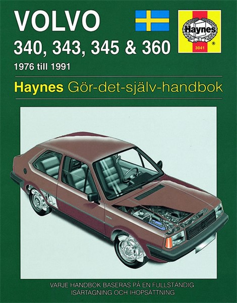 Haynes Reparationshandbok, Volvo 340, 343, 345 & 360, Universal Haynes
