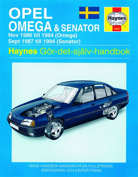 Haynes Reparationshandbok, Opel Omega & Senator, Universal Haynes
