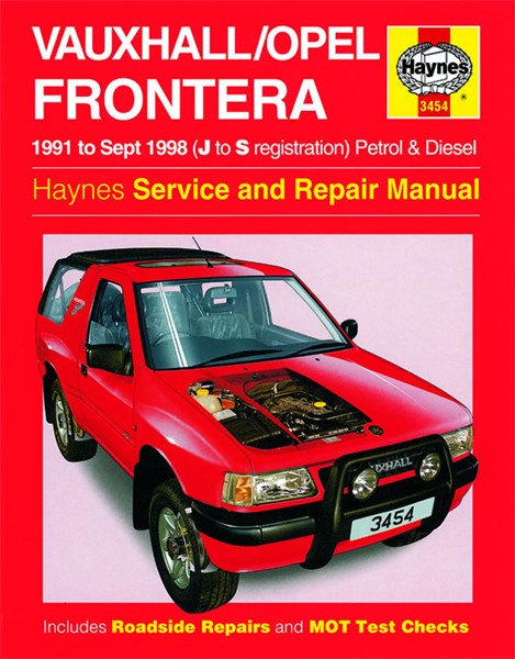 Haynes Reparationshandbok, Vauxhall/opel Frontera, Universal Haynes