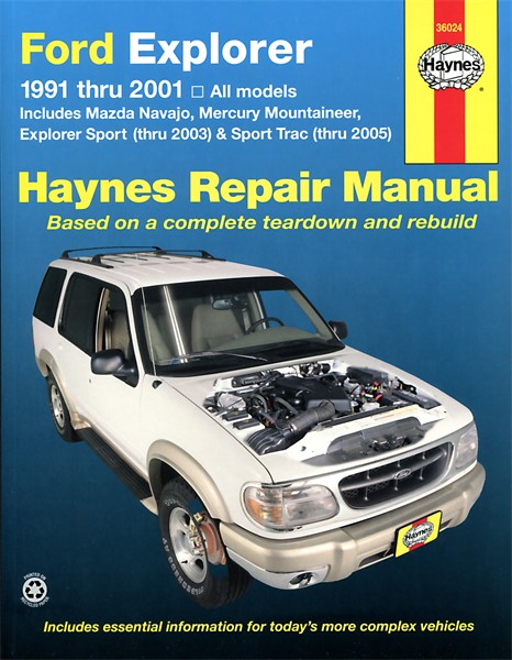 Haynes Reparationshandbok, Ford Explorer Sport 03, Trac 05, Universal Haynes