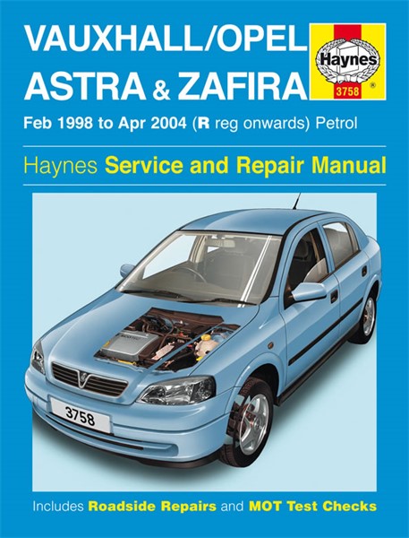 Haynes Reparationshandbok, Vauxhall/opel Astra & Zafira Haynes