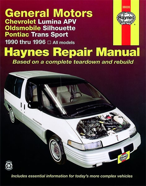 Haynes Reparationshandbok, Gm: Lumina Apv, Trans Sport, Universal Haynes