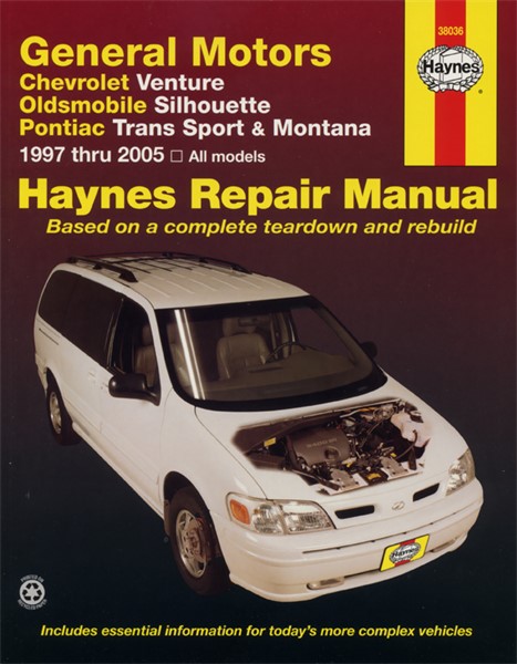 Haynes Reparationshandbok, Gm: Venture, Trans Sport, Universal Haynes