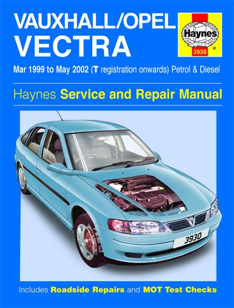Haynes Reparationshandbok, Vauxhall/opel Vectra Haynes