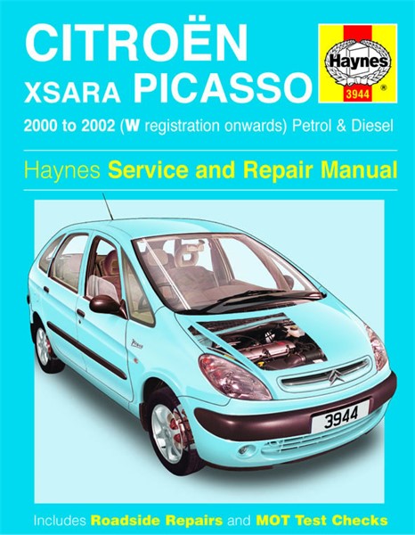 Haynes Reparationshandbok, Citroën Xsara Picasso Haynes