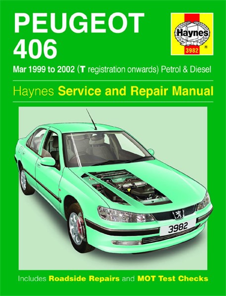 Haynes Reparationshandbok, Peugeot 406 Petrol & Diesel Haynes