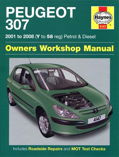 Haynes Reparationshandbok, Peugeot 307 Petrol & Diesel Haynes