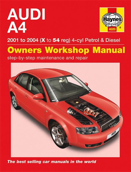 Haynes Reparationshandbok, Audi A4 Petrol & Diesel Haynes