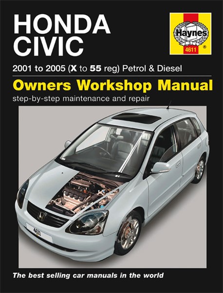 Haynes Reparationshandbok, Honda Civic Petrol & Diesel, Universal Haynes