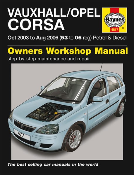 Haynes Reparationshandbok, Vauxhall/opel Corsa, Universal Haynes