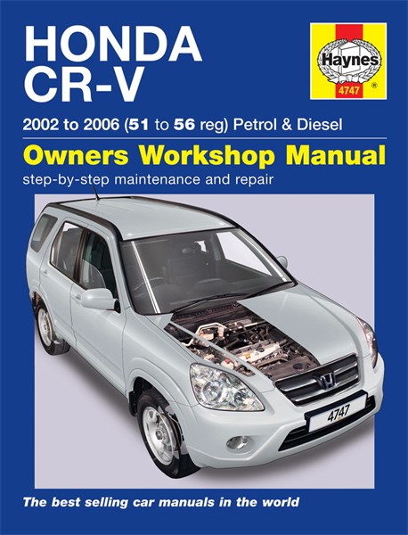 Haynes Reparationshandbok, Honda Cr-v Petrol & Diesel, Universal Haynes