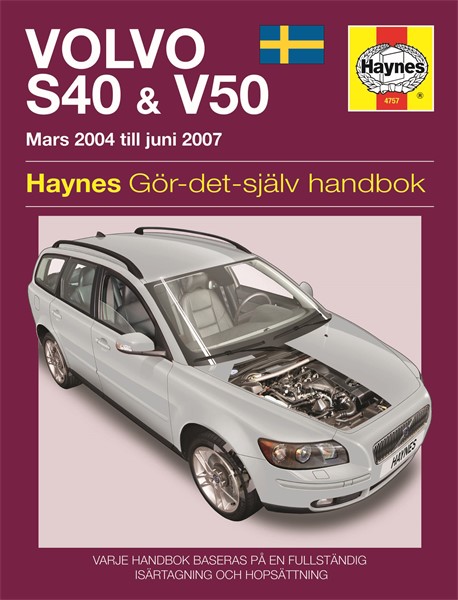 Haynes Reparationshandbok, Volvo S40 & V50 Haynes